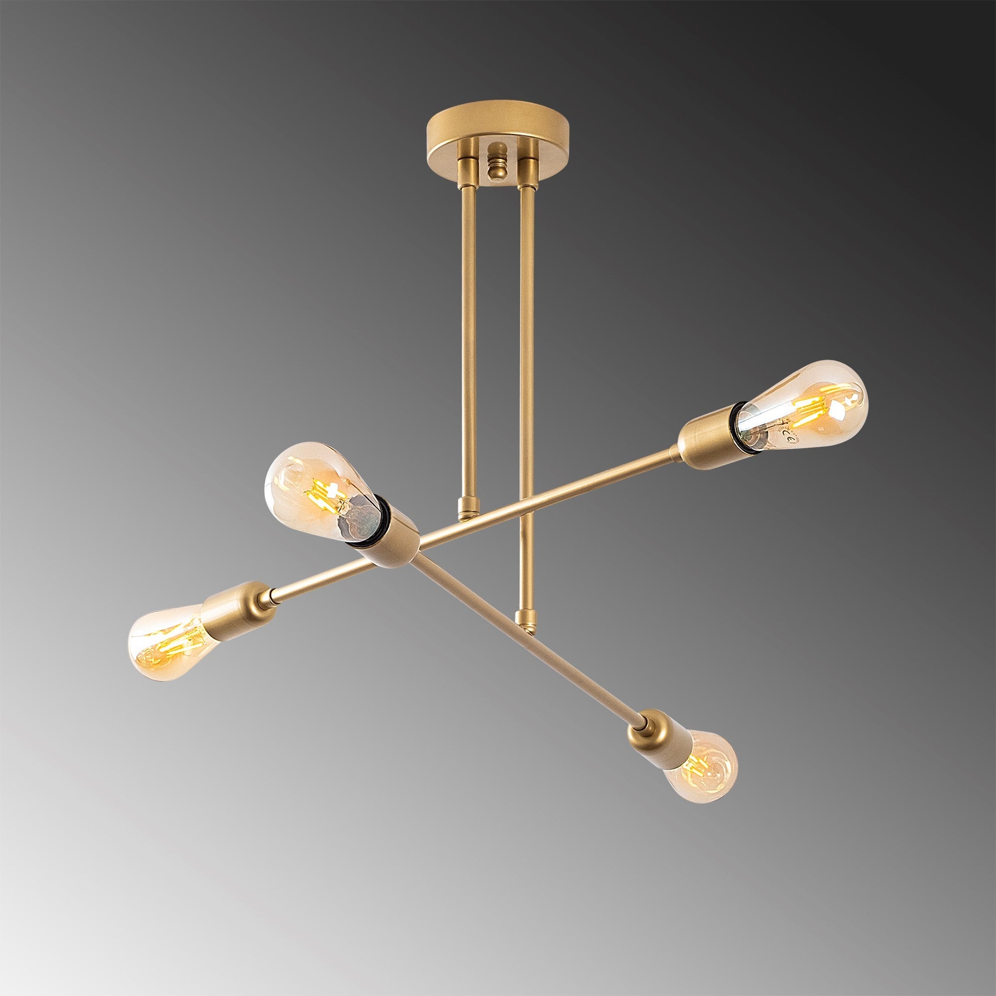 Camel 7 in Gold präsentiert im Onlineshop von KAQTU Design AG. Pendelleuchte ist von Opviq