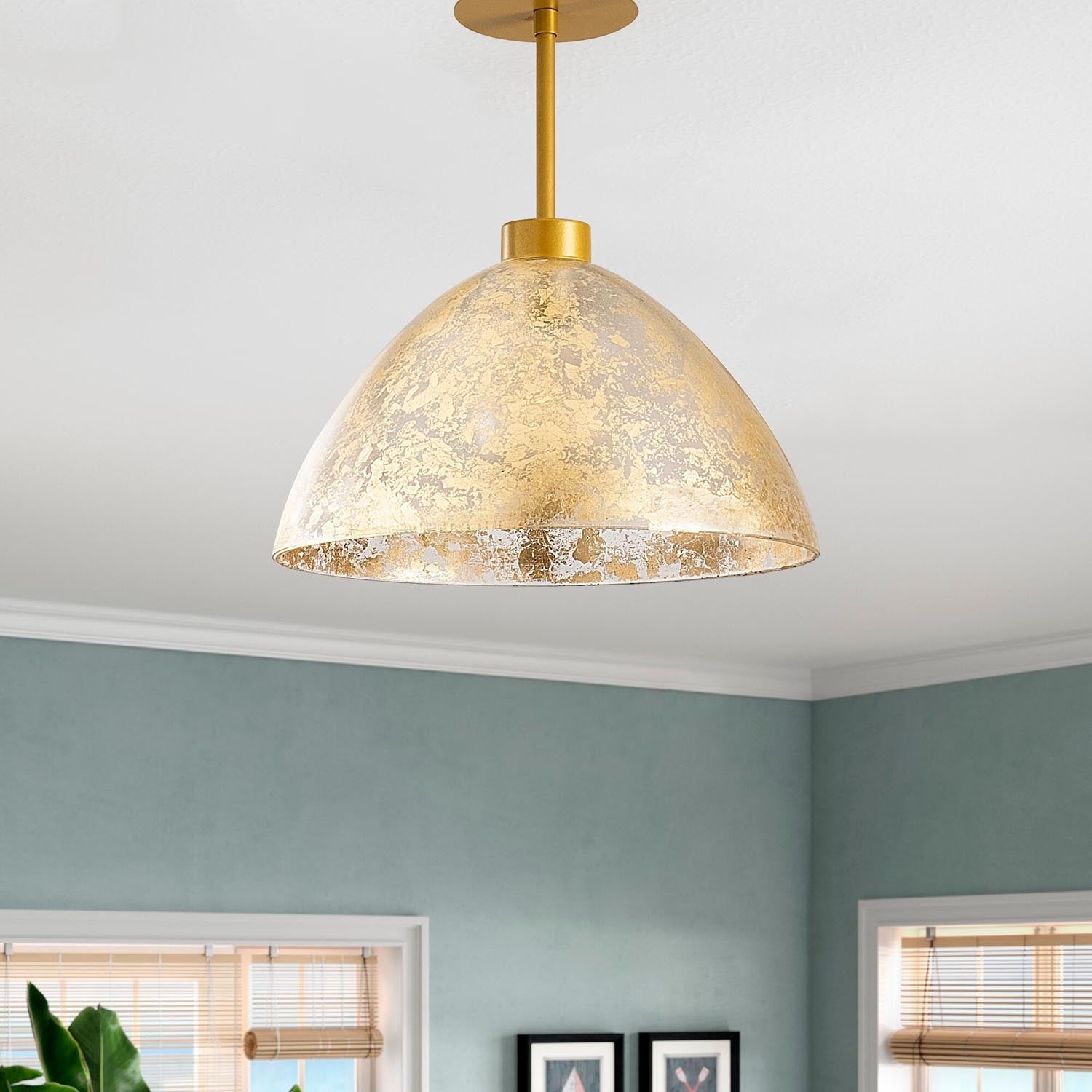 Bergama - N-146 in Gold präsentiert im Onlineshop von KAQTU Design AG. Pendelleuchte ist von Opviq