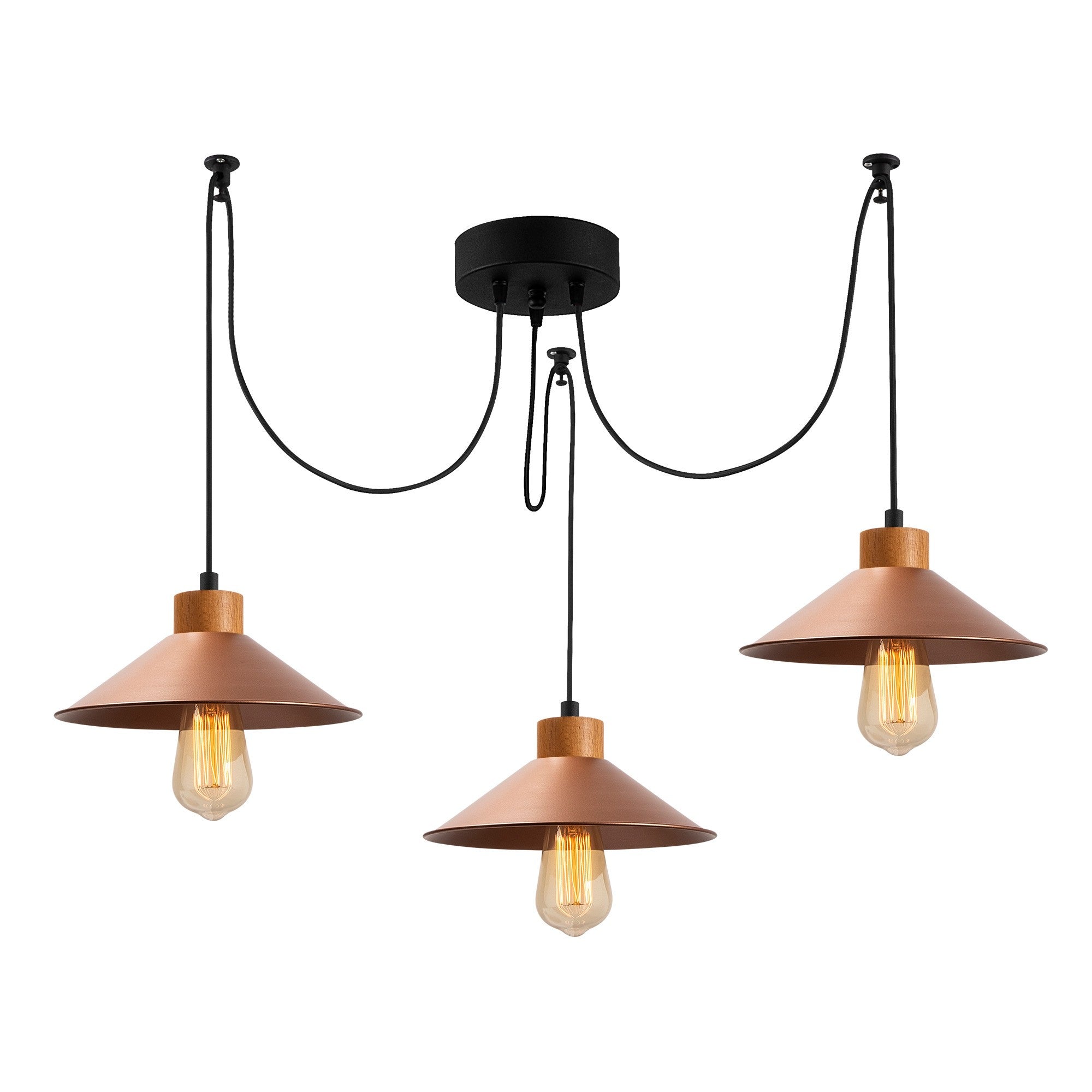 Manavgat - N-548 in Kupfer präsentiert im Onlineshop von KAQTU Design AG. Pendelleuchte ist von Opviq
