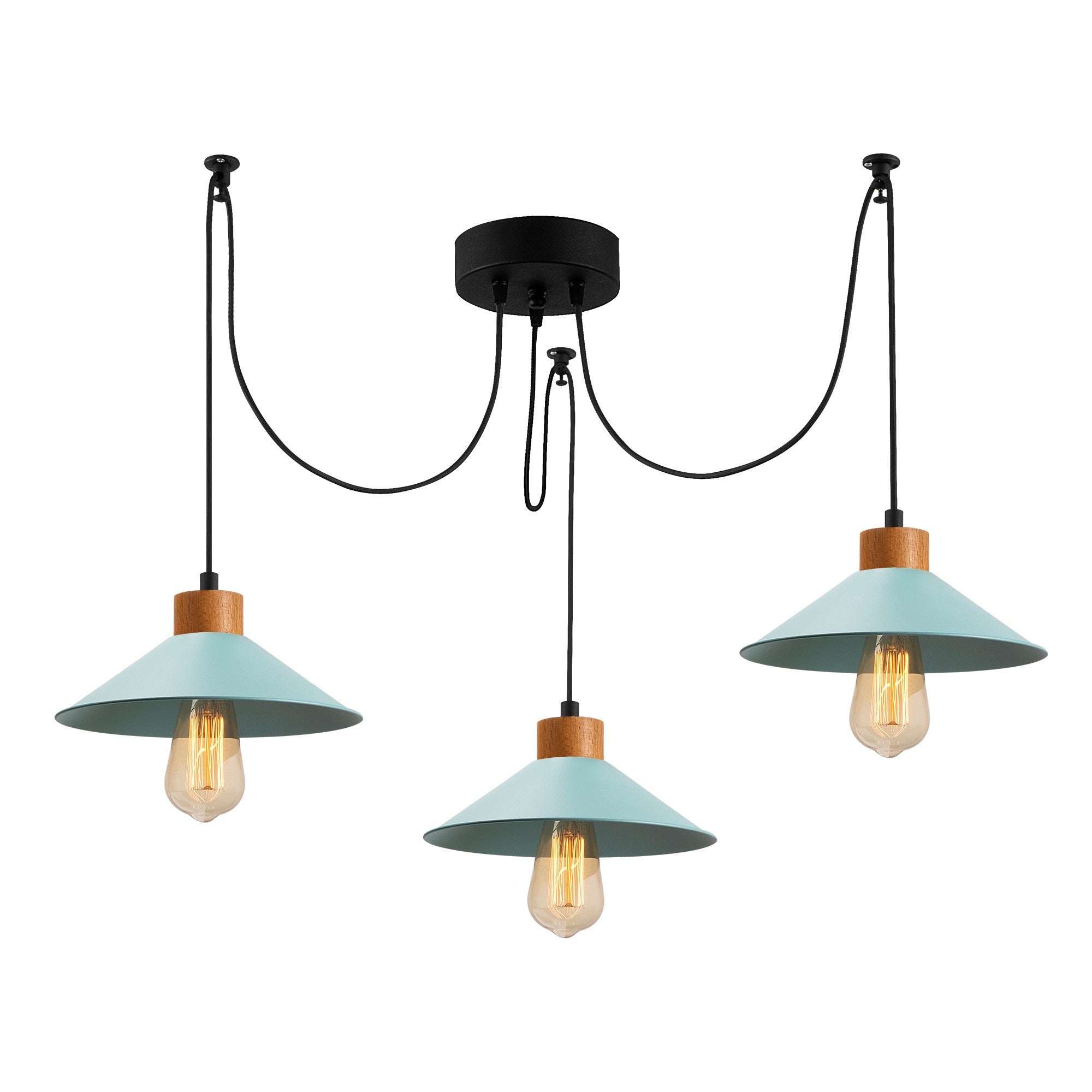 Manavgat - N-556 in Türkis präsentiert im Onlineshop von KAQTU Design AG. Pendelleuchte ist von Opviq