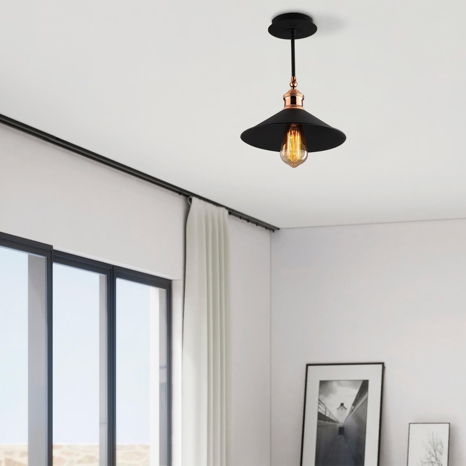 Berceste - N-657 in Schwarz präsentiert im Onlineshop von KAQTU Design AG. Pendelleuchte ist von Opviq