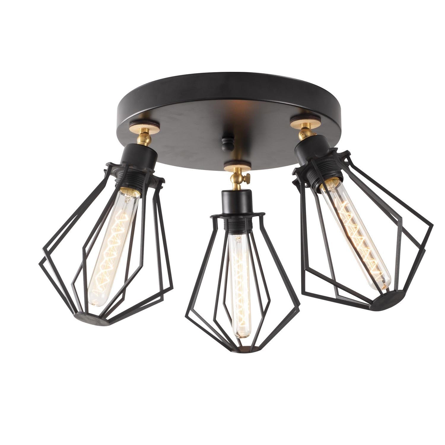 Oylat - N-1041 in Schwarz Gold präsentiert im Onlineshop von KAQTU Design AG. Deckenleuchte ist von Opviq