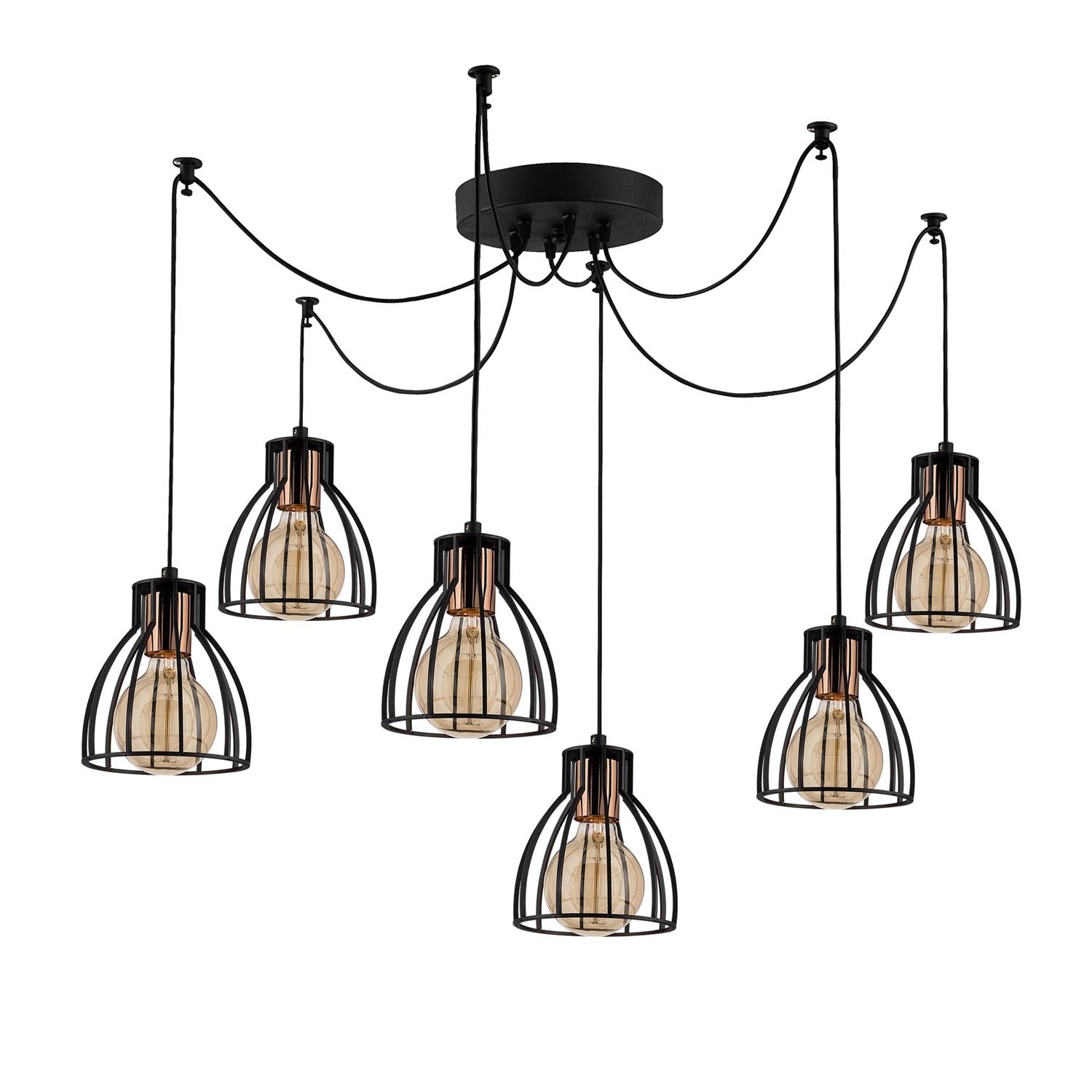 Kemah - N-1233 in Schwarz präsentiert im Onlineshop von KAQTU Design AG. Pendelleuchte ist von Opviq