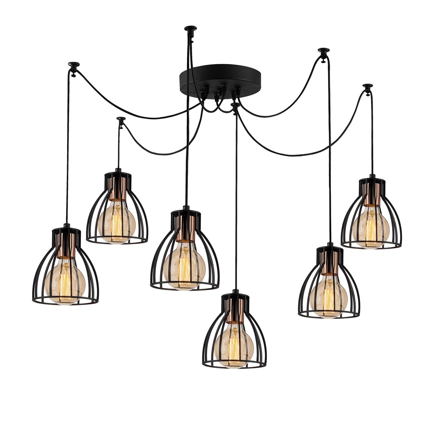 Kemah - N-1233 in Schwarz präsentiert im Onlineshop von KAQTU Design AG. Pendelleuchte ist von Opviq