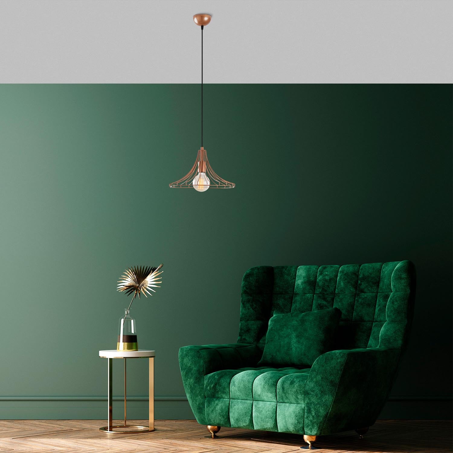 Mezopotamya - N-1274 in Kupfer präsentiert im Onlineshop von KAQTU Design AG. Pendelleuchte ist von Opviq