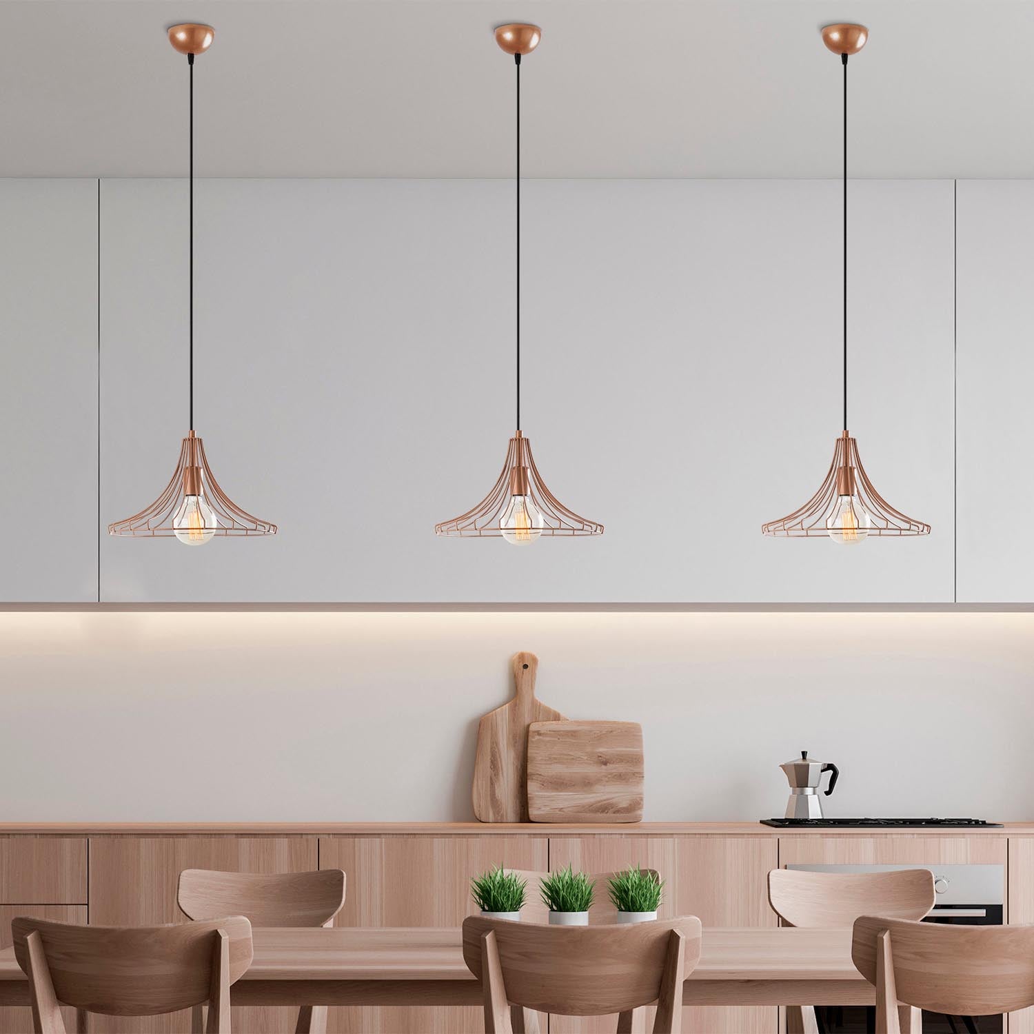 Mezopotamya - N-1274 in Kupfer präsentiert im Onlineshop von KAQTU Design AG. Pendelleuchte ist von Opviq