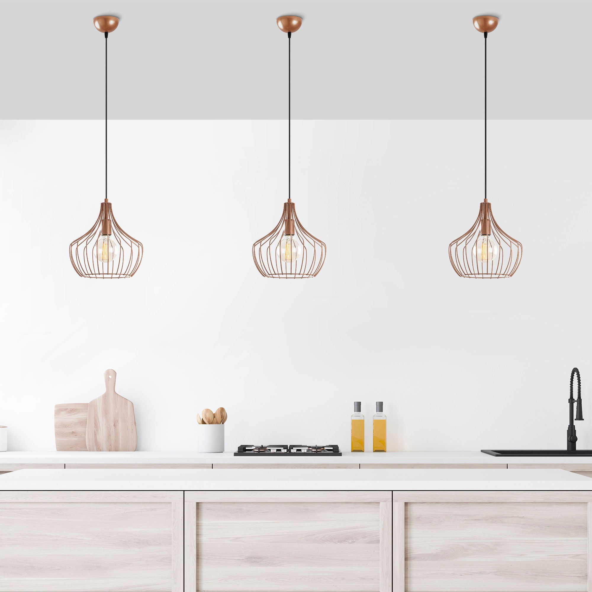 Mezopotamya - N-1278 in Kupfer präsentiert im Onlineshop von KAQTU Design AG. Pendelleuchte ist von Opviq