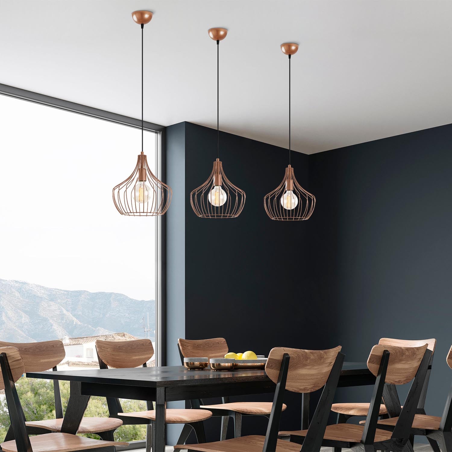 Mezopotamya - N-1278 in Kupfer präsentiert im Onlineshop von KAQTU Design AG. Pendelleuchte ist von Opviq