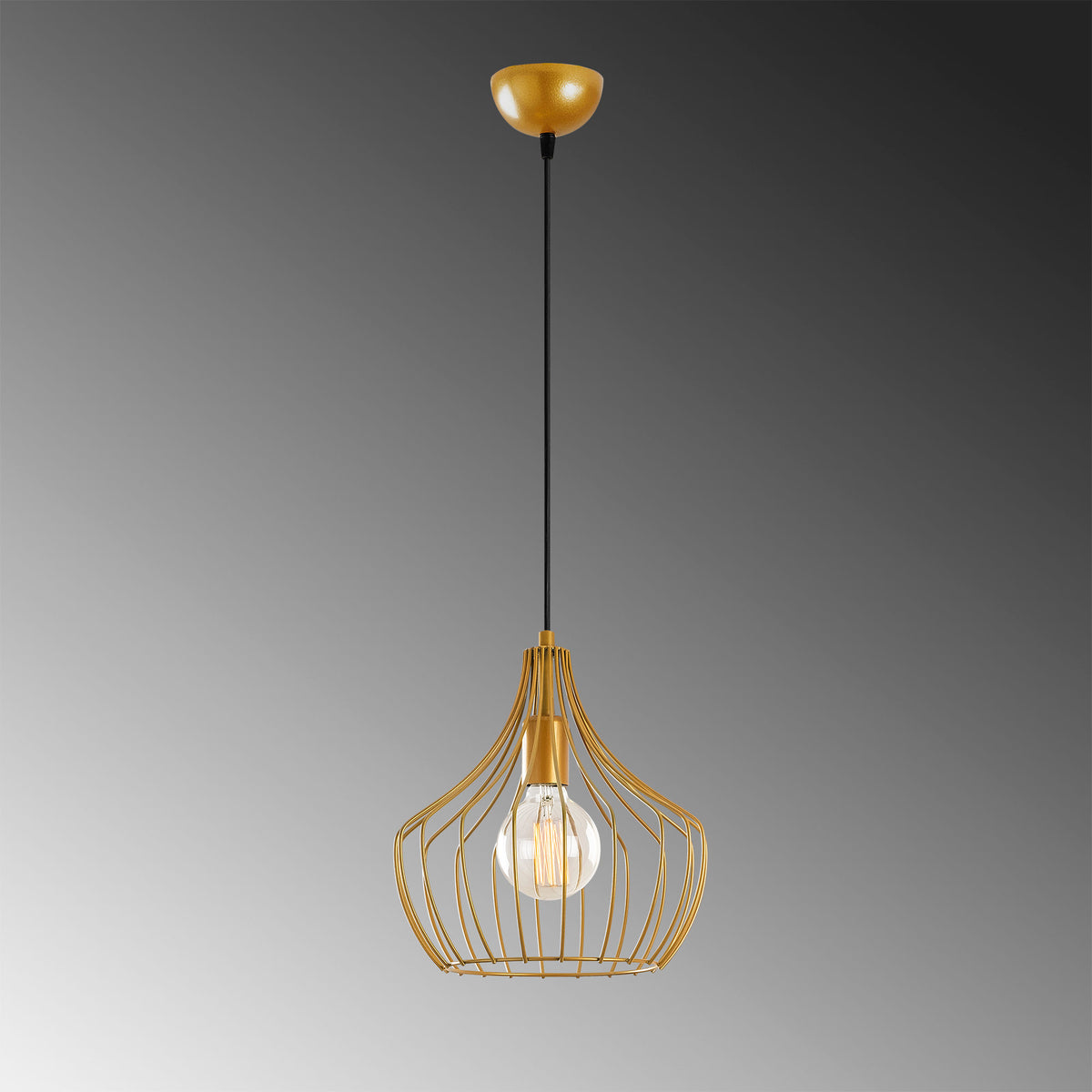 Mezopotamya Pendellampe - Gold in Gold präsentiert im Onlineshop von KAQTU Design AG. Pendelleuchte ist von Opviq