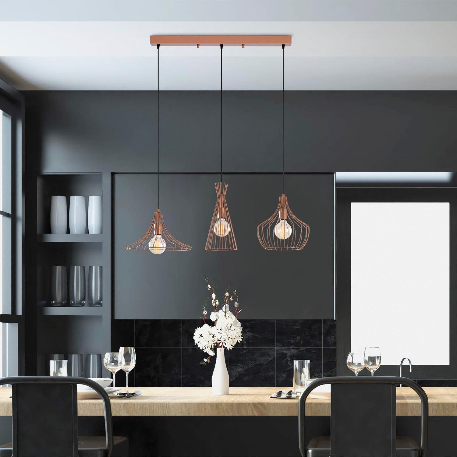 Mezopotamya - N-1285 in Kupfer präsentiert im Onlineshop von KAQTU Design AG. Pendelleuchte ist von Opviq