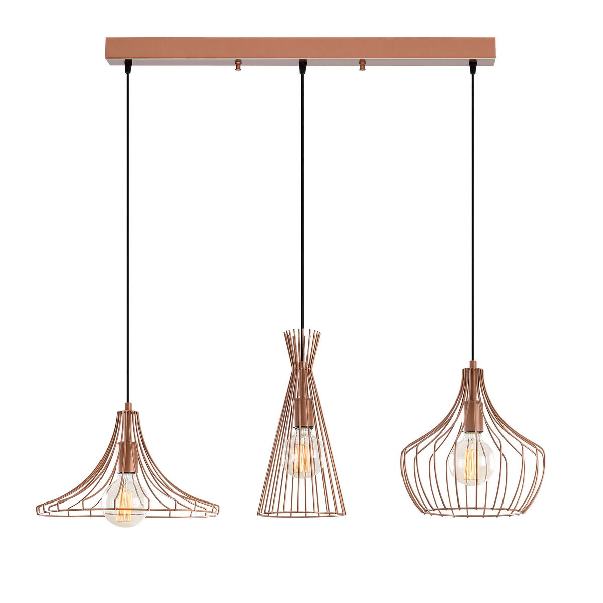 Mezopotamya Pendellampe - Kupfer in Kupfer präsentiert im Onlineshop von KAQTU Design AG. Pendelleuchte ist von Opviq