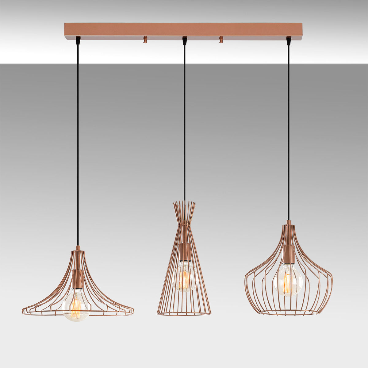 Mezopotamya Pendellampe - Kupfer in Kupfer präsentiert im Onlineshop von KAQTU Design AG. Pendelleuchte ist von Opviq
