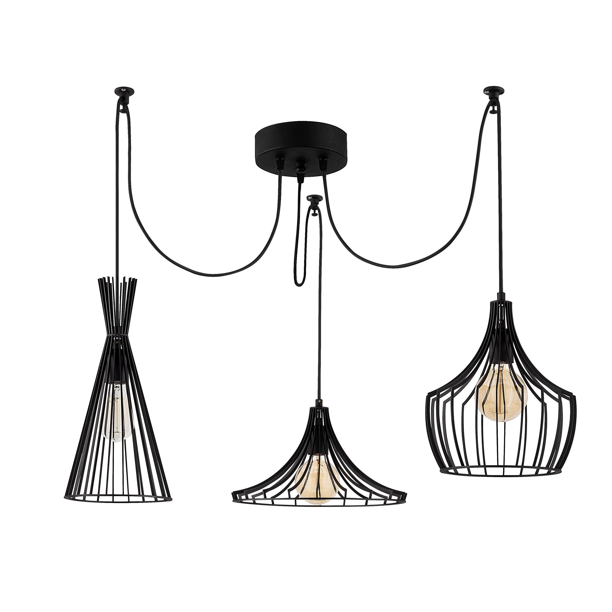 Mezopotamya - N-1291 in Schwarz präsentiert im Onlineshop von KAQTU Design AG. Pendelleuchte ist von Opviq