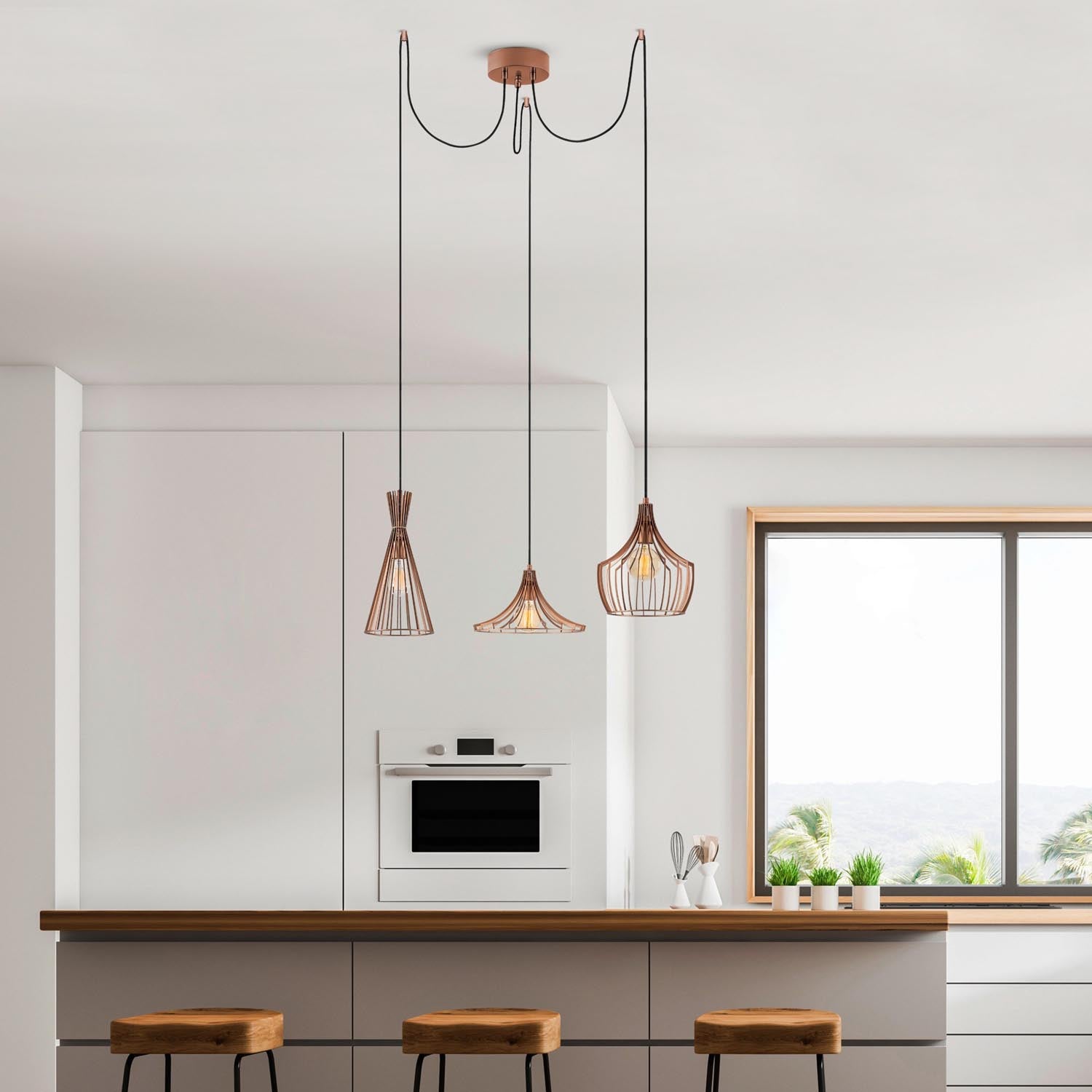Mezopotamya - N-1292 in Kupfer präsentiert im Onlineshop von KAQTU Design AG. Pendelleuchte ist von Opviq