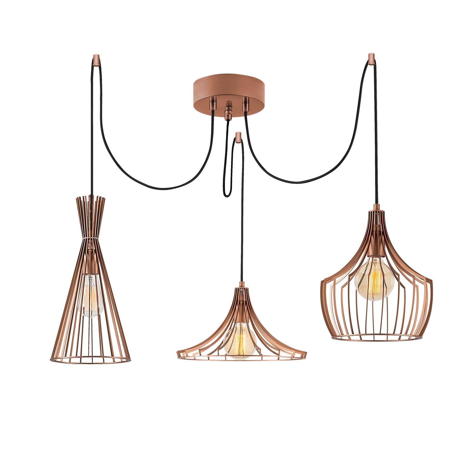 Mezopotamya - N-1292 in Kupfer präsentiert im Onlineshop von KAQTU Design AG. Pendelleuchte ist von Opviq