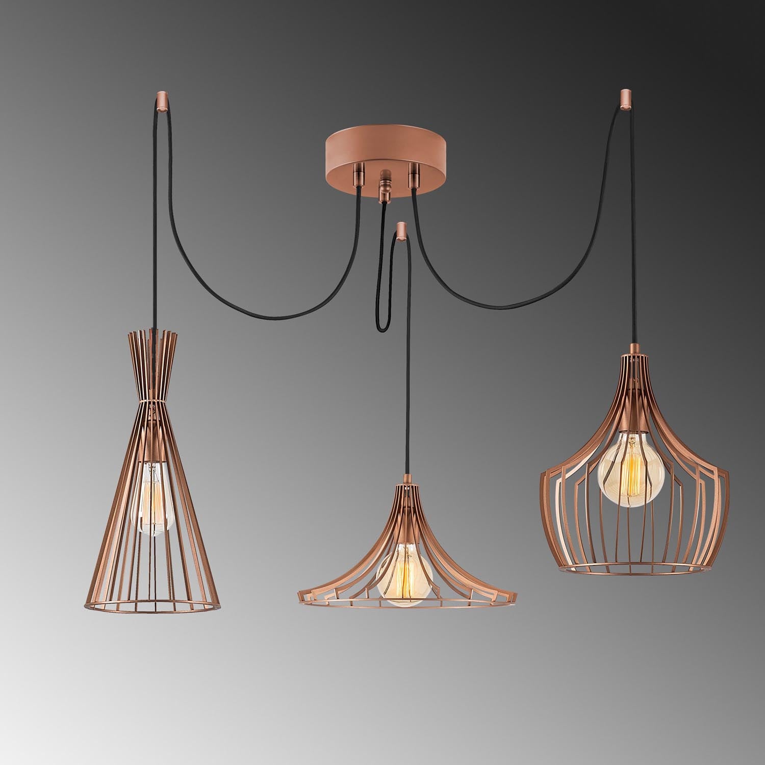 Mezopotamya - N-1292 in Kupfer präsentiert im Onlineshop von KAQTU Design AG. Pendelleuchte ist von Opviq