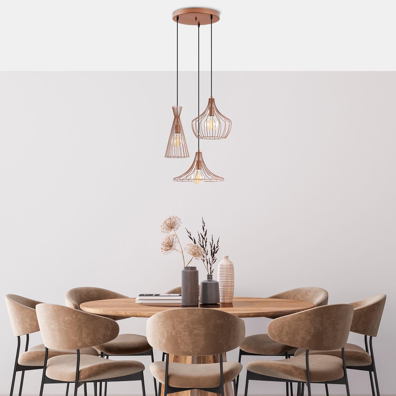 Mezopotamya - N-1298 in Kupfer präsentiert im Onlineshop von KAQTU Design AG. Pendelleuchte ist von Opviq