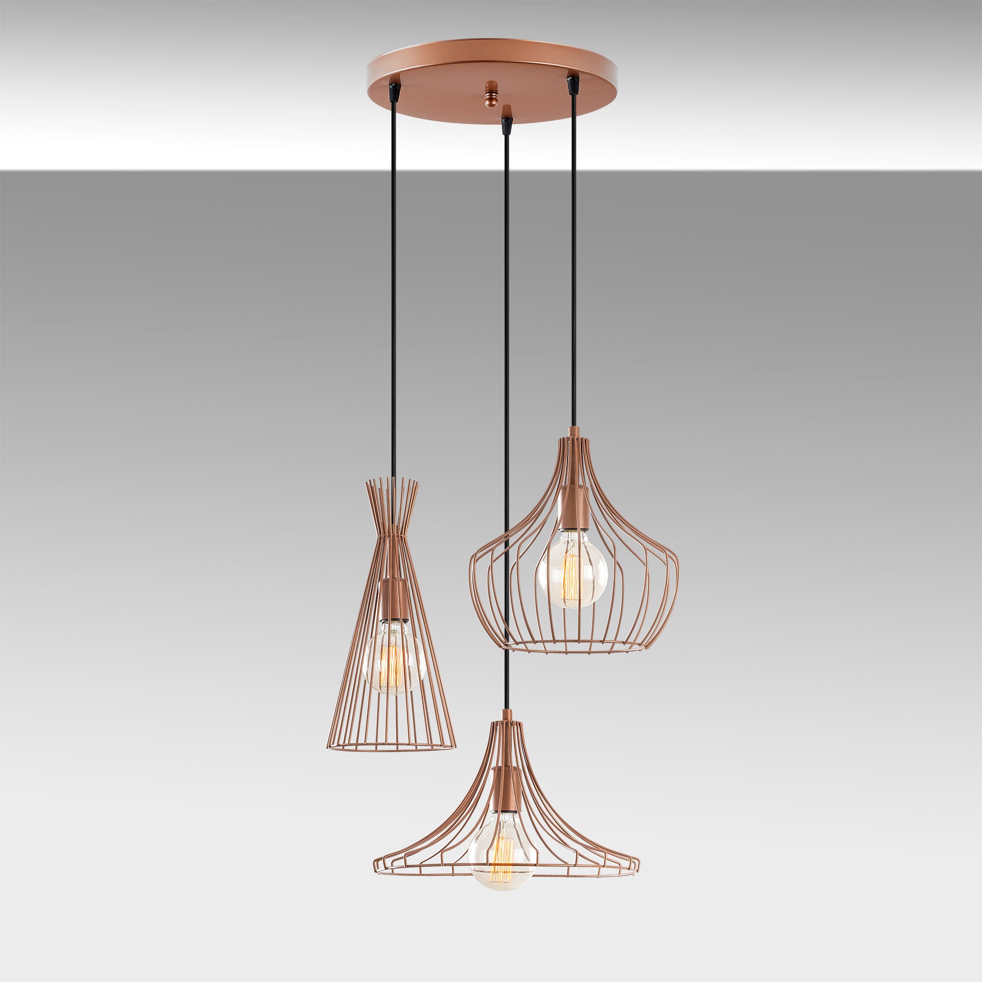 Mezopotamya - N-1298 in Kupfer präsentiert im Onlineshop von KAQTU Design AG. Pendelleuchte ist von Opviq