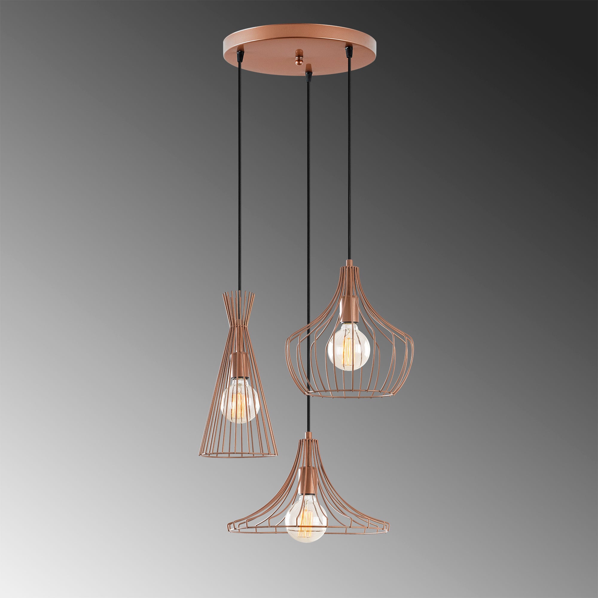 Mezopotamya - N-1298 in Kupfer präsentiert im Onlineshop von KAQTU Design AG. Pendelleuchte ist von Opviq