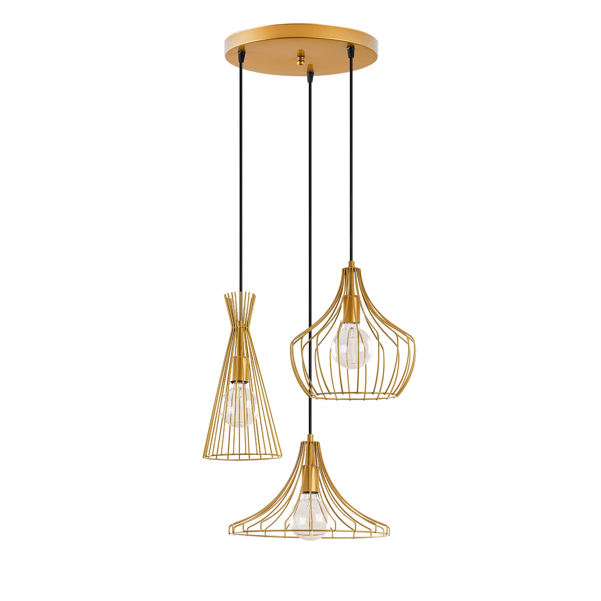 Mezopotamya - N-1299 in Gold präsentiert im Onlineshop von KAQTU Design AG. Pendelleuchte ist von Opviq