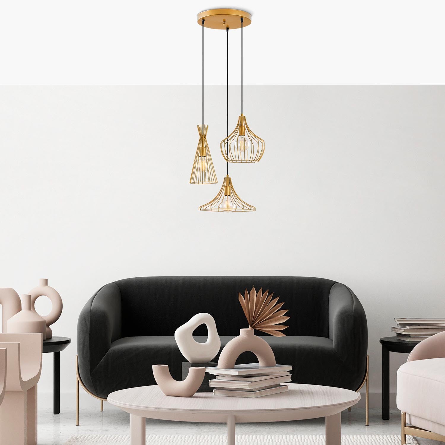 Mezopotamya - N-1299 in Gold präsentiert im Onlineshop von KAQTU Design AG. Pendelleuchte ist von Opviq