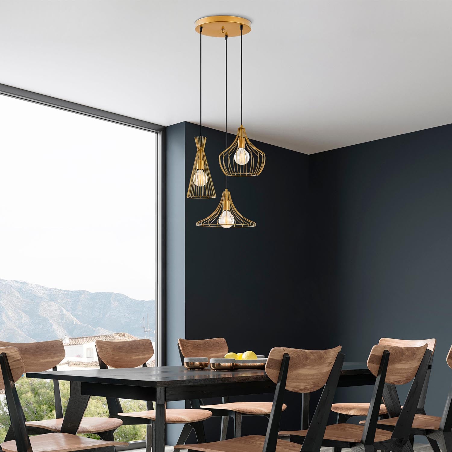 Mezopotamya - N-1299 in Gold präsentiert im Onlineshop von KAQTU Design AG. Pendelleuchte ist von Opviq