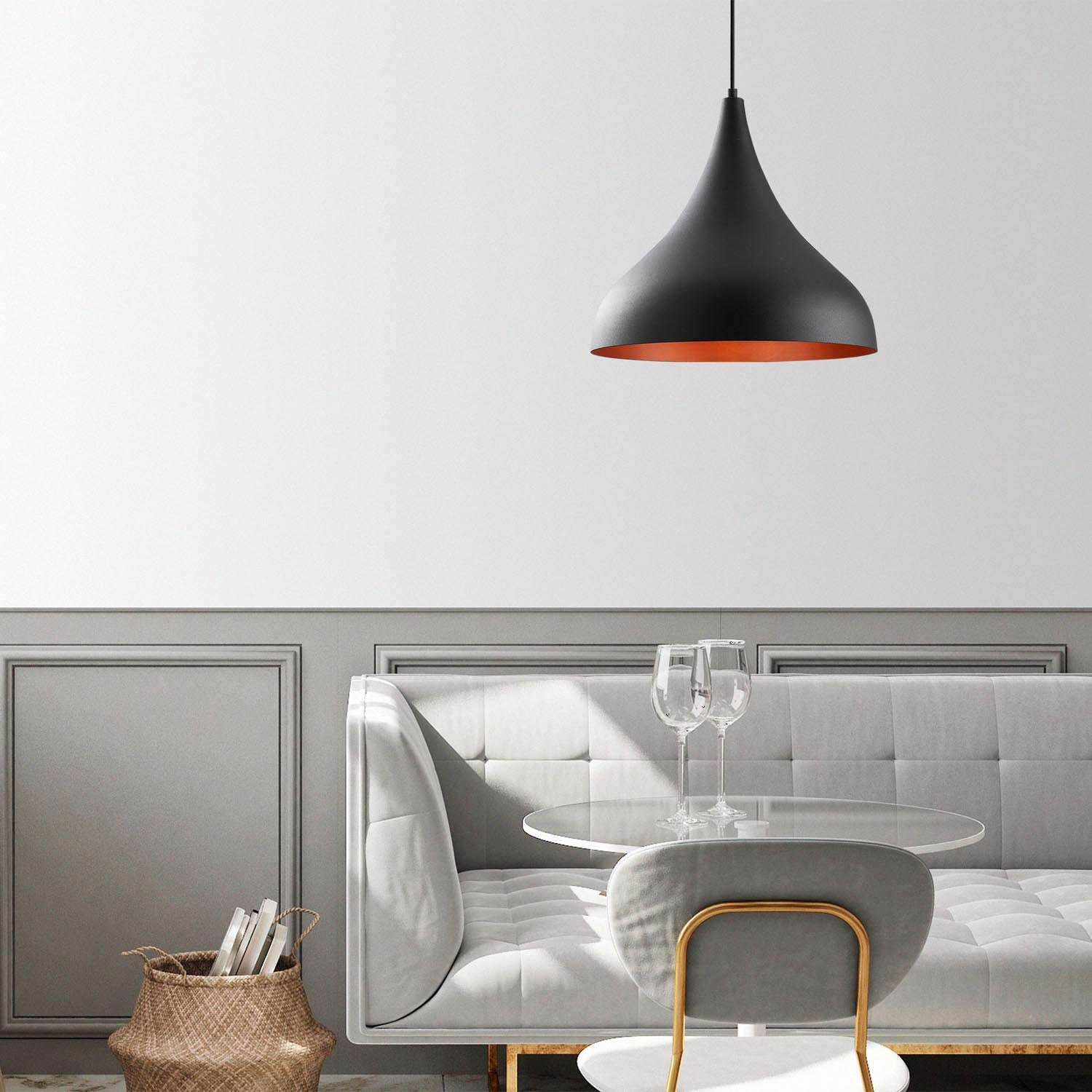 Berceste - N-1390 in Schwarz präsentiert im Onlineshop von KAQTU Design AG. Pendelleuchte ist von Opviq
