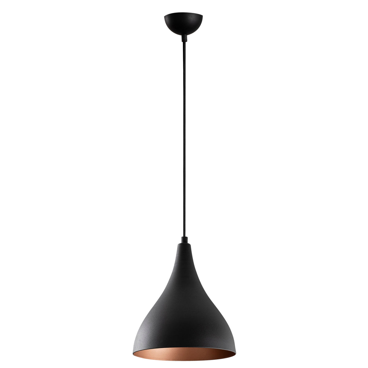 Berceste Pendellampe - Schwarz in Schwarz präsentiert im Onlineshop von KAQTU Design AG. Pendelleuchte ist von Opviq