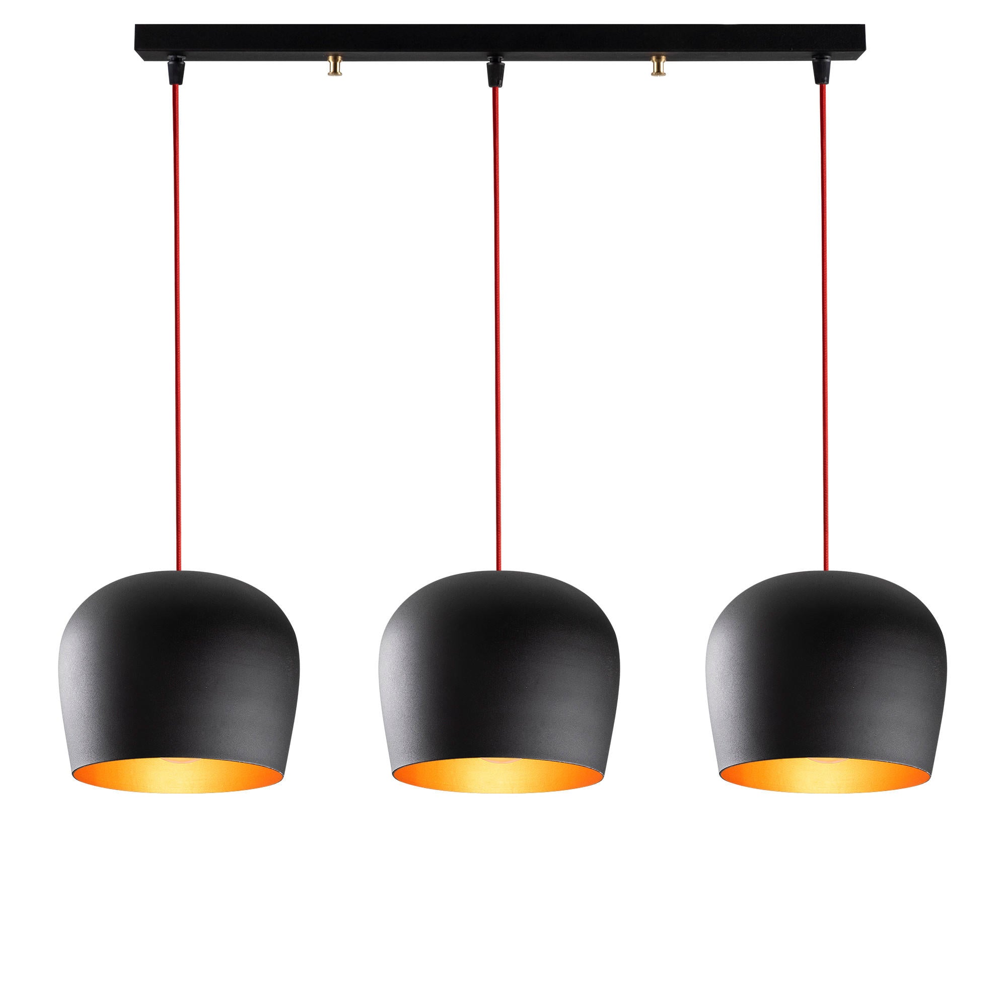 Berceste - N-1411 in Schwarz Rot präsentiert im Onlineshop von KAQTU Design AG. Pendelleuchte ist von Opviq
