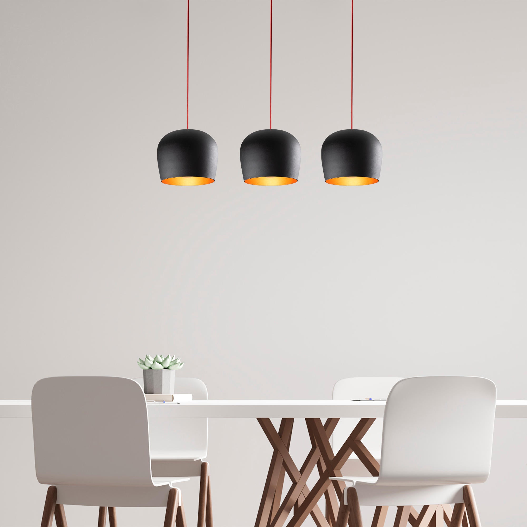 Berceste - N-1411 in Schwarz Rot präsentiert im Onlineshop von KAQTU Design AG. Pendelleuchte ist von Opviq