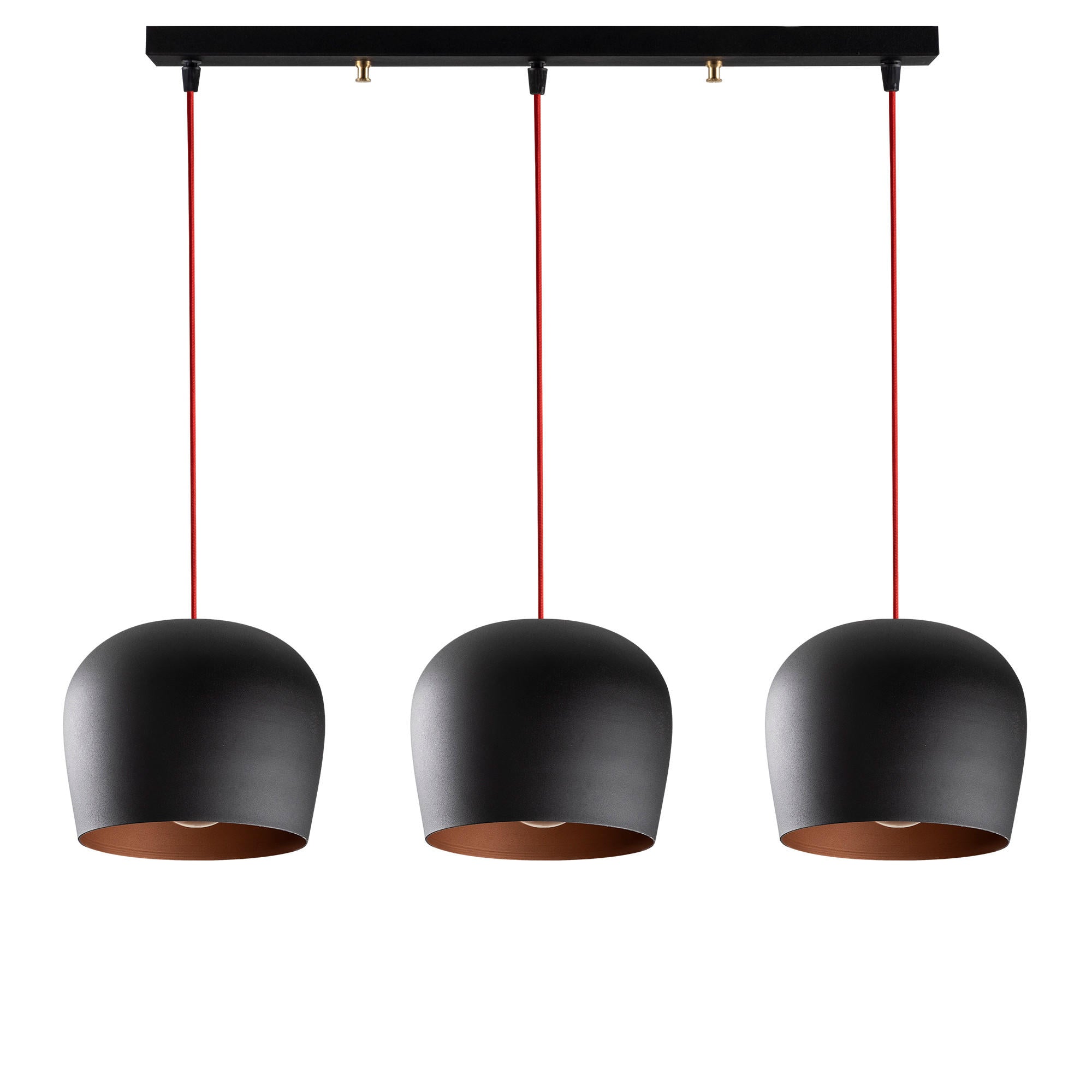 Berceste - N-1411 in Schwarz Rot präsentiert im Onlineshop von KAQTU Design AG. Pendelleuchte ist von Opviq