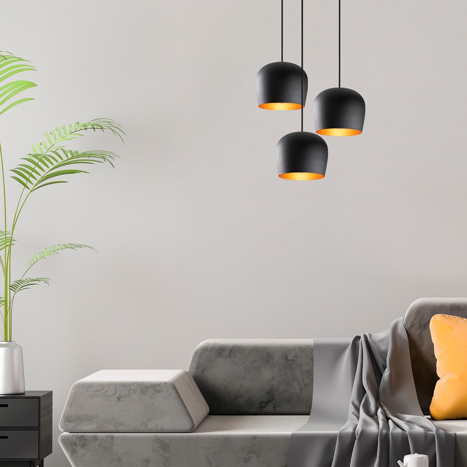 Berceste - N-1413 in Schwarz präsentiert im Onlineshop von KAQTU Design AG. Pendelleuchte ist von Opviq