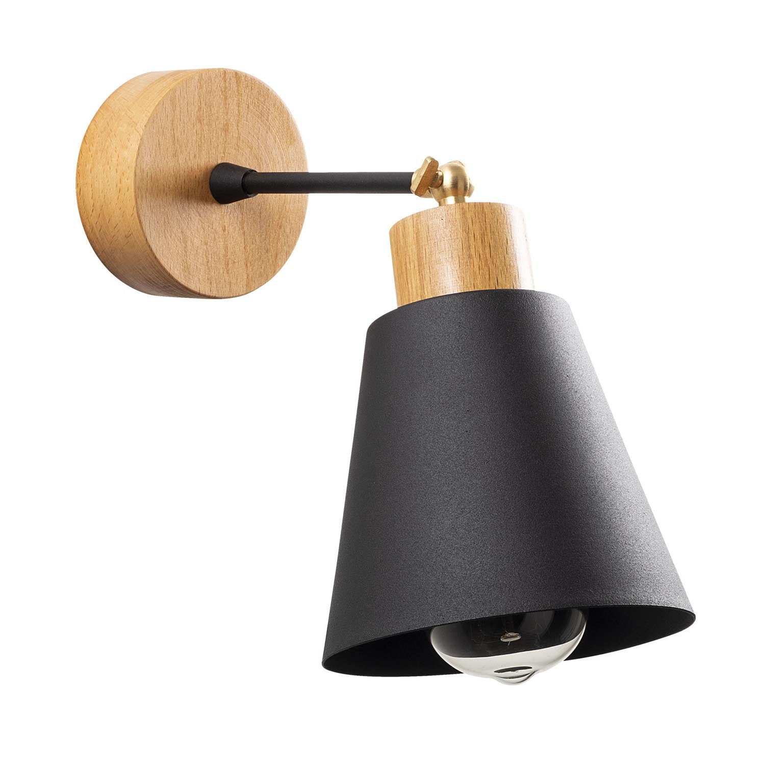 Manavgat - N-610 in Schwarze Eiche präsentiert im Onlineshop von KAQTU Design AG. Wandleuchte ist von Opviq