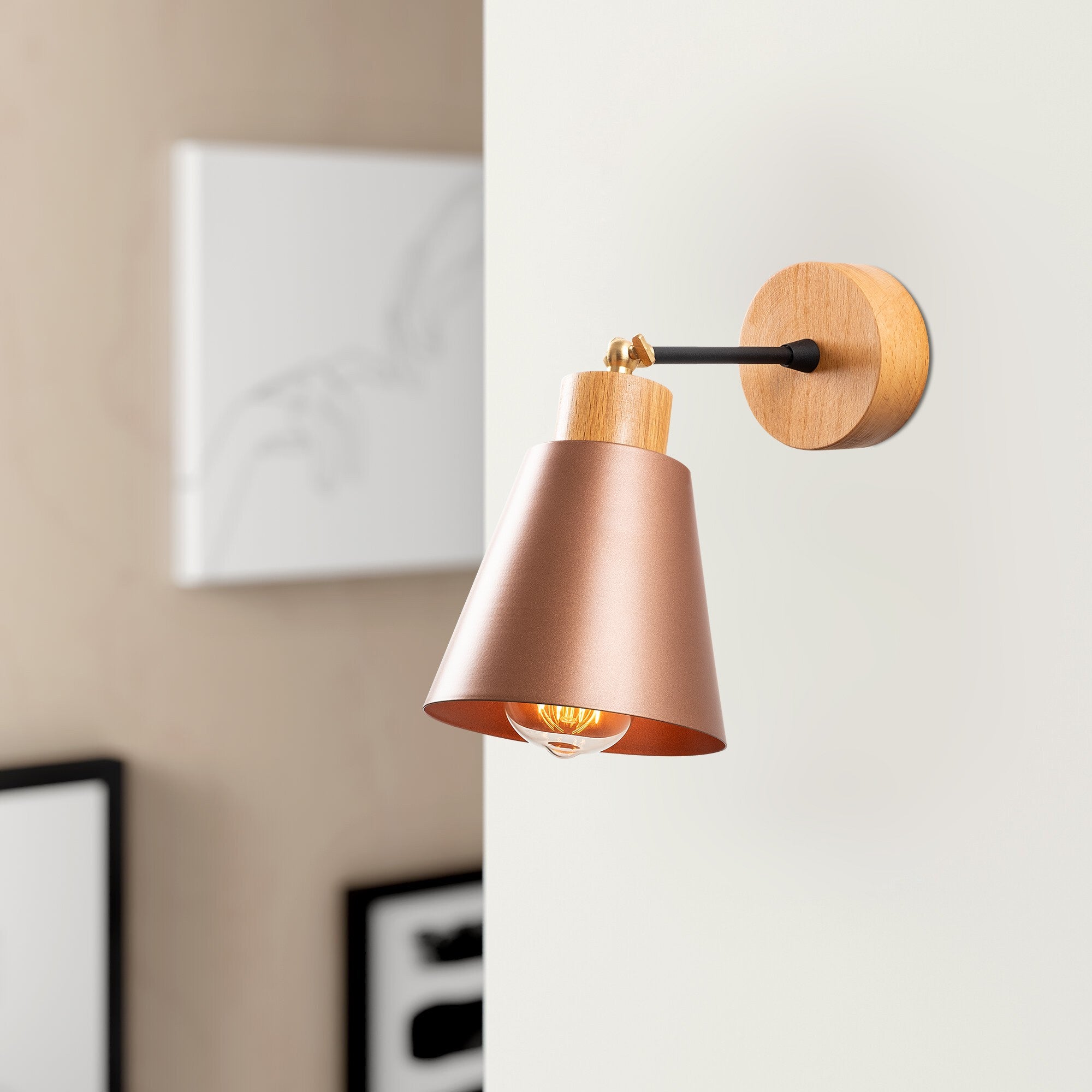 Manavgat - N-612 in Kupfer präsentiert im Onlineshop von KAQTU Design AG. Wandleuchte ist von Opviq