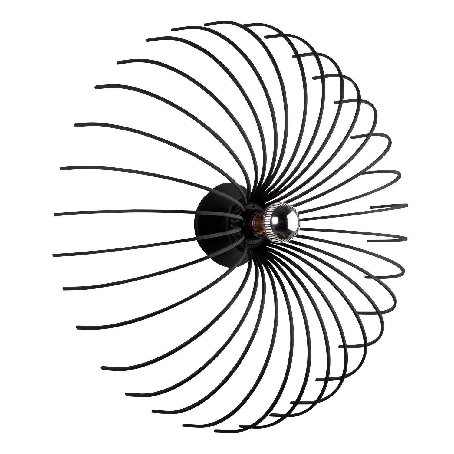 Aspendos - N-643 in Schwarz präsentiert im Onlineshop von KAQTU Design AG. Wandleuchte ist von Opviq