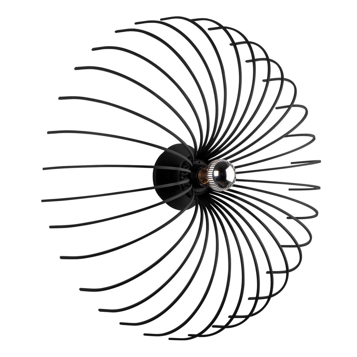 Aspendos Wandleuchte - Schwarz in Schwarz präsentiert im Onlineshop von KAQTU Design AG. Wandleuchte ist von Opviq