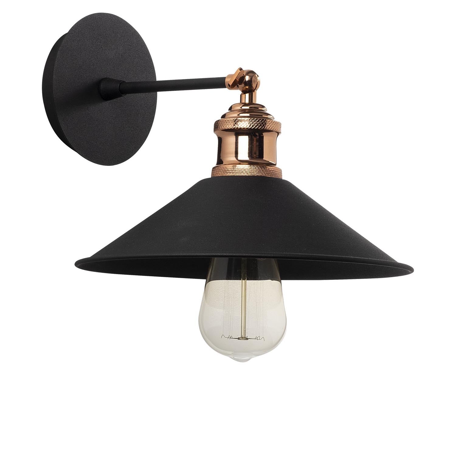 Berceste - N-663 in Schwarz präsentiert im Onlineshop von KAQTU Design AG. Wandleuchte ist von Opviq