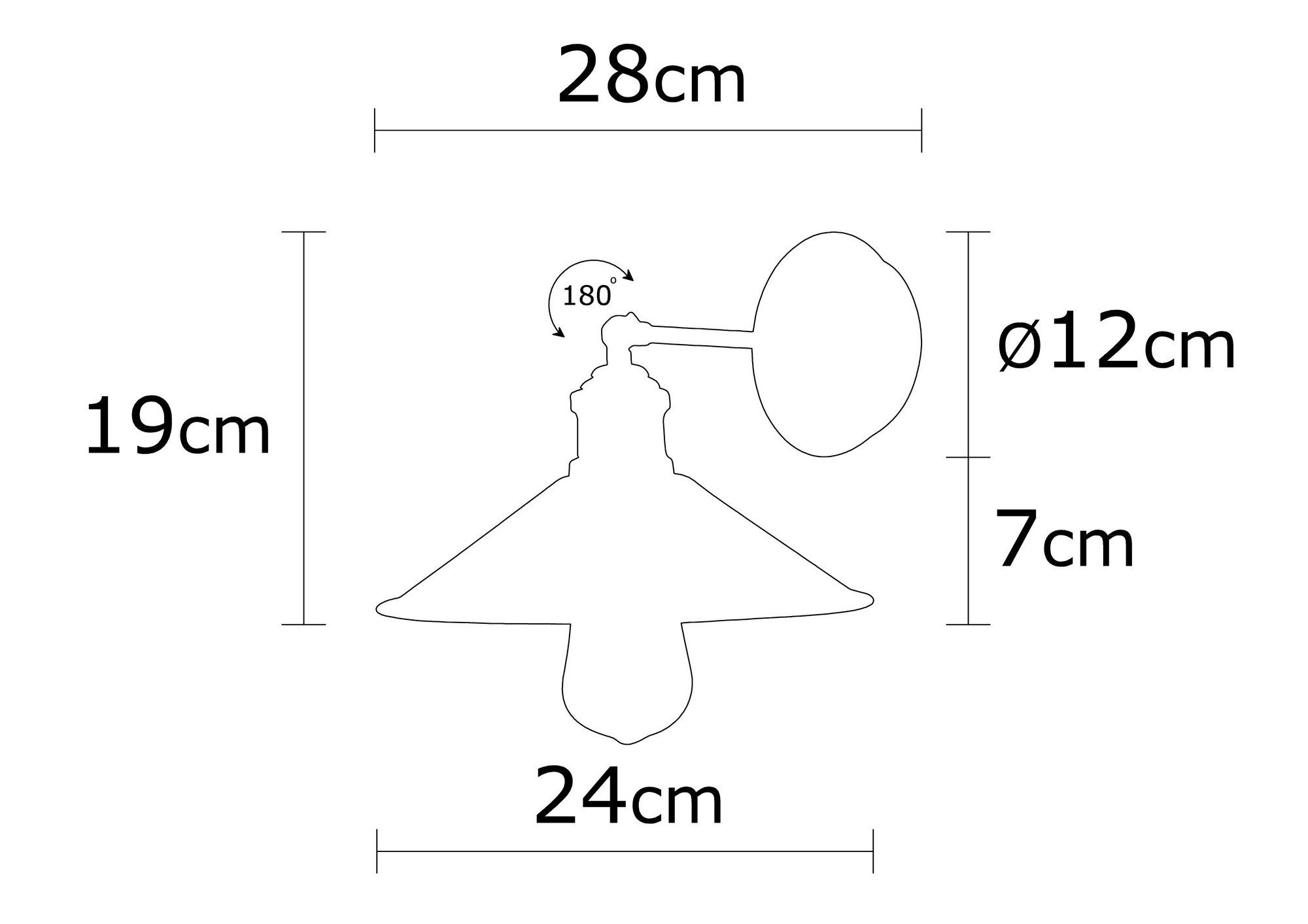 Berceste - N-663 in Schwarz präsentiert im Onlineshop von KAQTU Design AG. Wandleuchte ist von Opviq