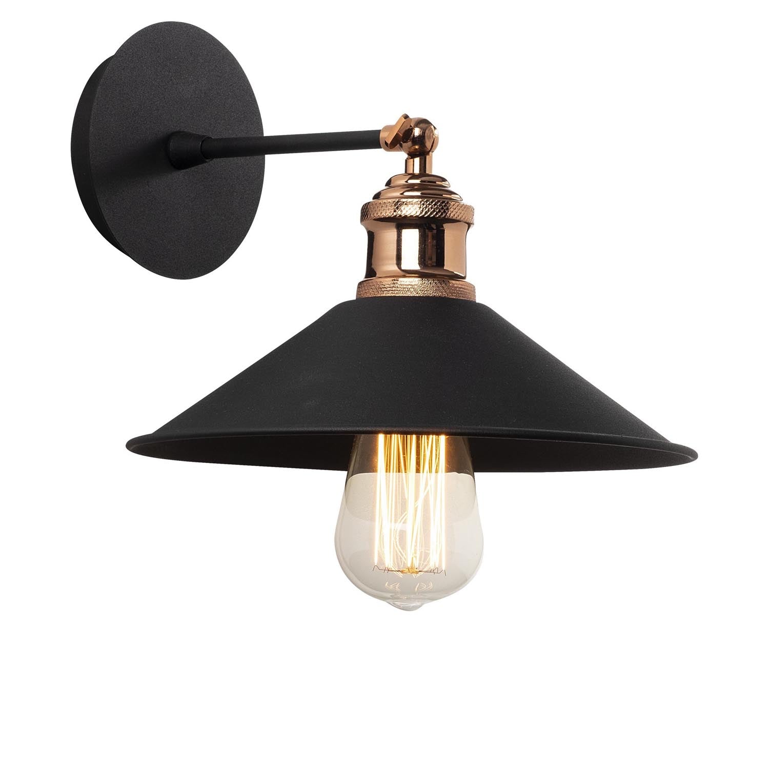 Berceste - N-663 in Schwarz präsentiert im Onlineshop von KAQTU Design AG. Wandleuchte ist von Opviq