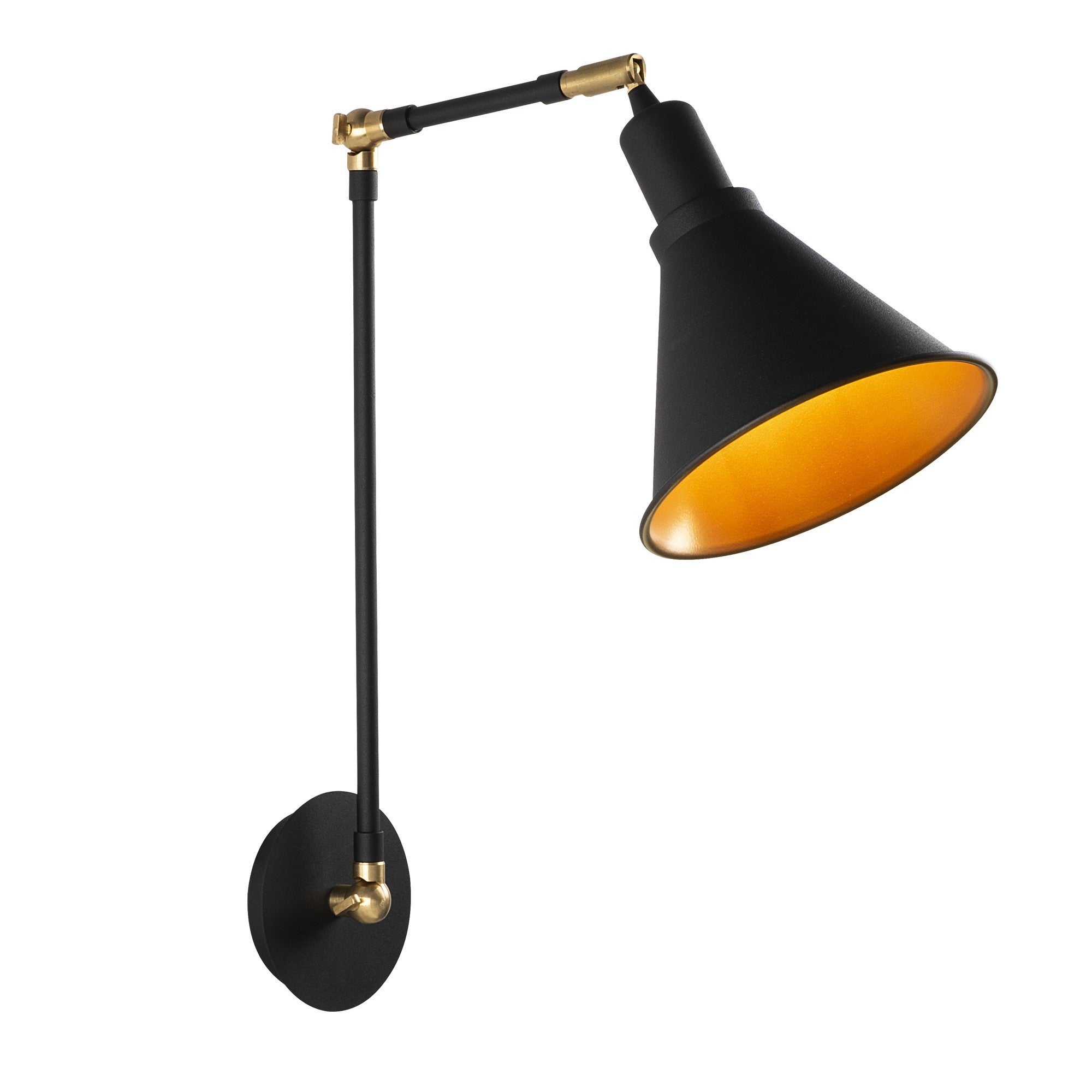 Berceste - N-682 in Schwarz präsentiert im Onlineshop von KAQTU Design AG. Wandleuchte ist von Opviq