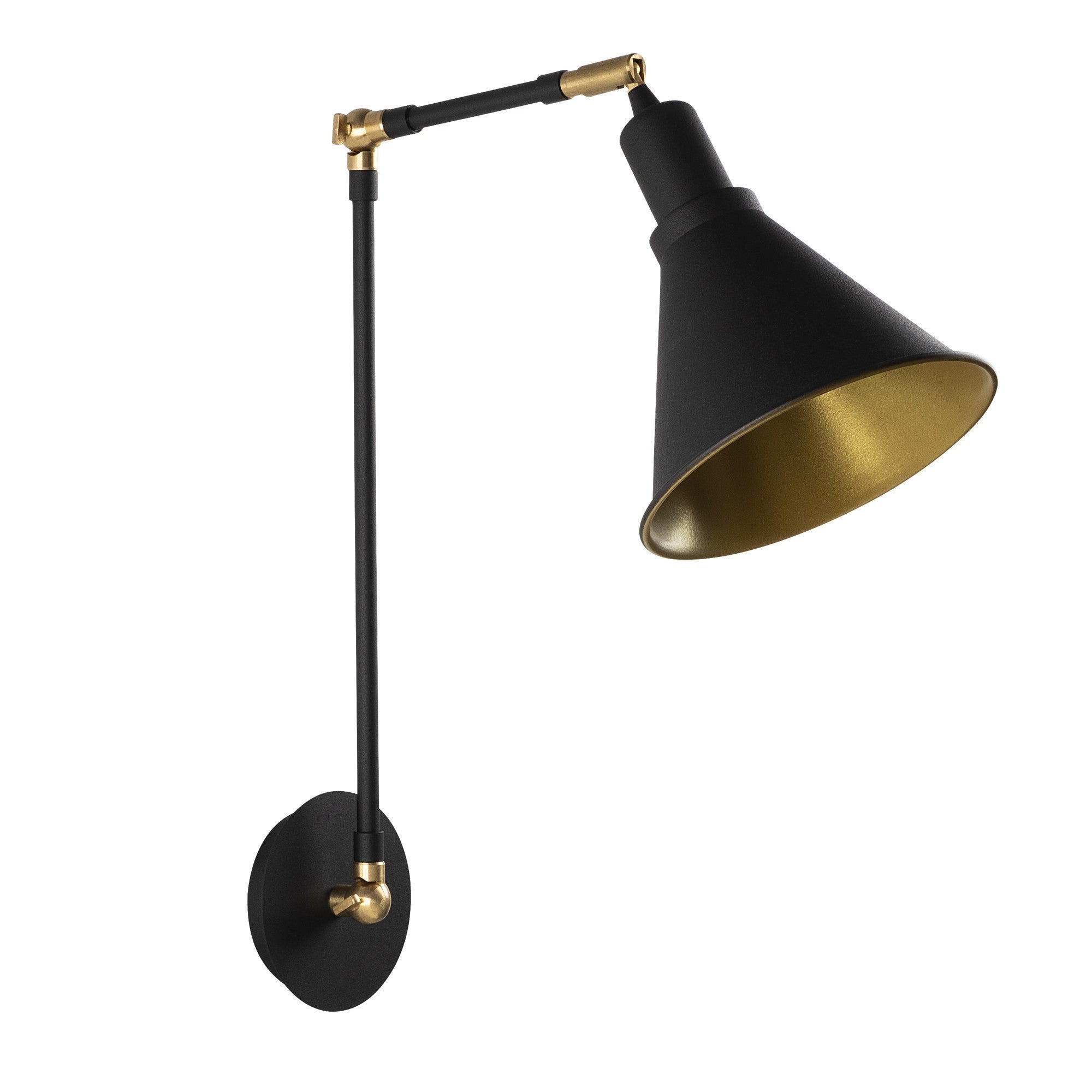 Berceste - N-682 in Schwarz präsentiert im Onlineshop von KAQTU Design AG. Wandleuchte ist von Opviq