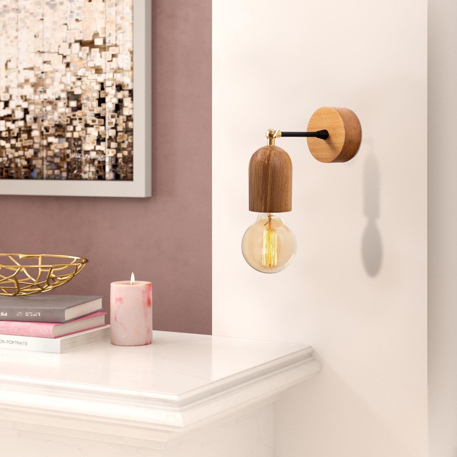 Datca - N-934 in Natürlich präsentiert im Onlineshop von KAQTU Design AG. Wandleuchte ist von Opviq