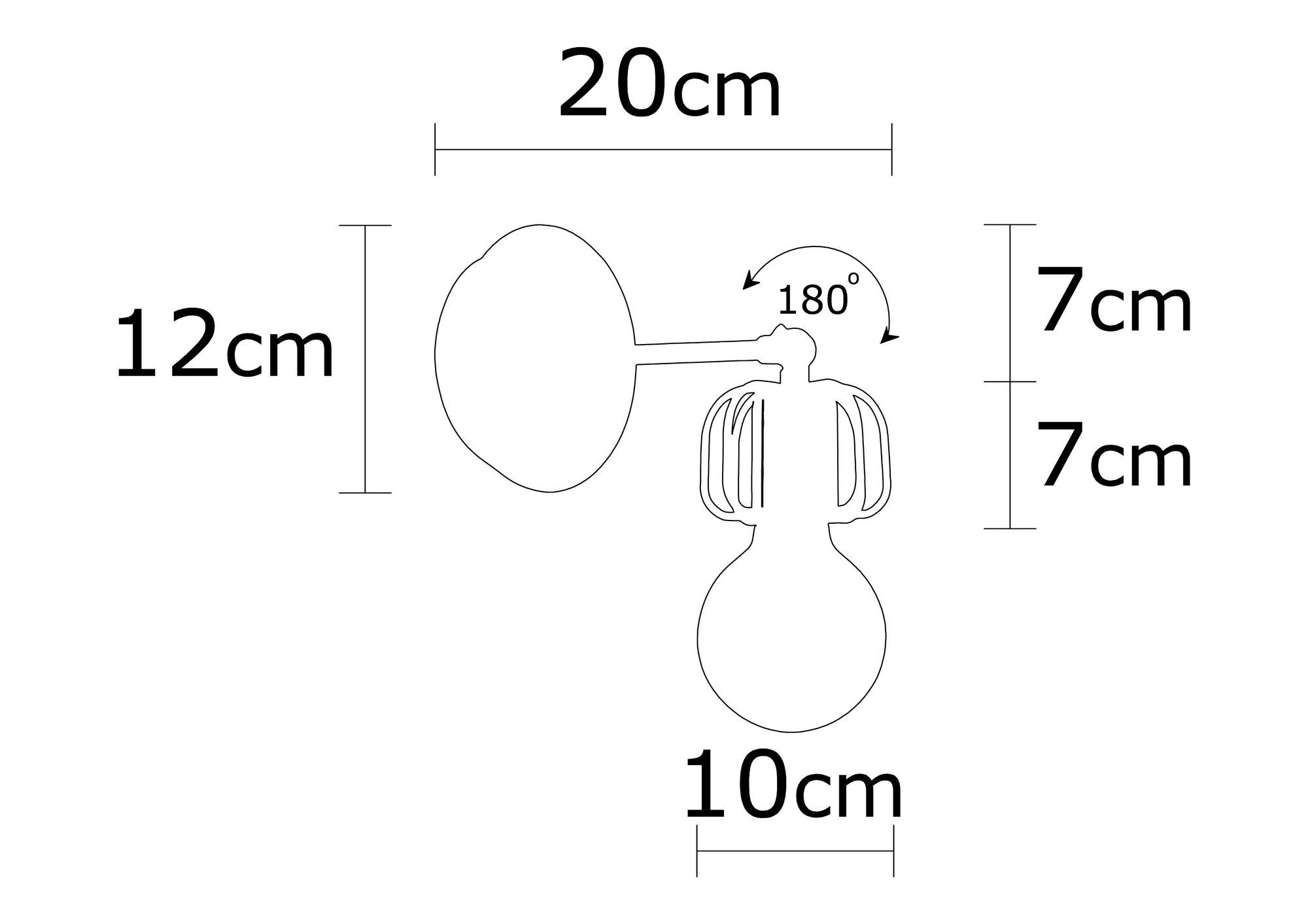 Demre - N-1206 in Schwarz präsentiert im Onlineshop von KAQTU Design AG. Wandleuchte ist von Opviq