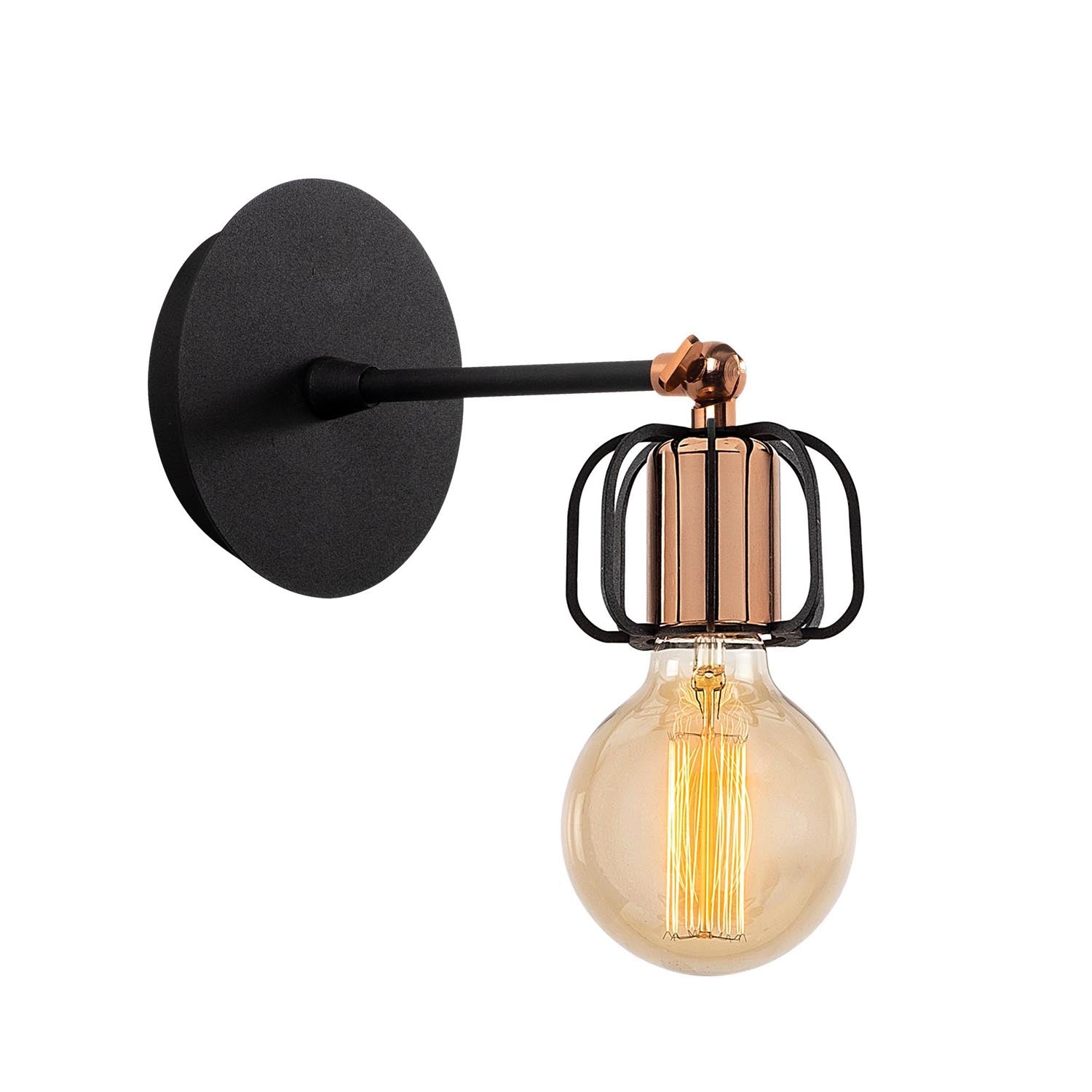 Demre - N-1206 in Schwarz präsentiert im Onlineshop von KAQTU Design AG. Wandleuchte ist von Opviq