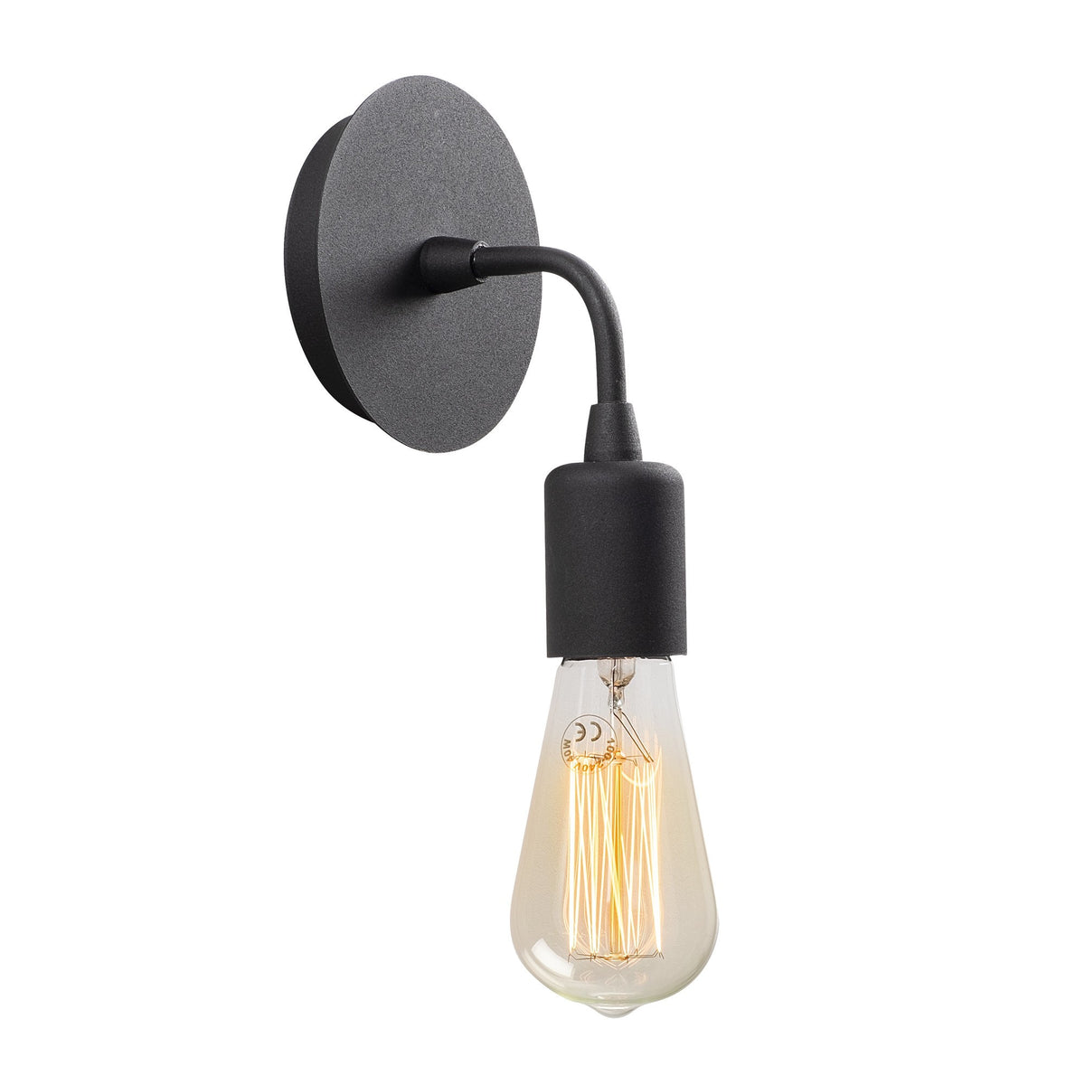 Harput Wandleuchte - Schwarz in Schwarz präsentiert im Onlineshop von KAQTU Design AG. Wandleuchte ist von Opviq