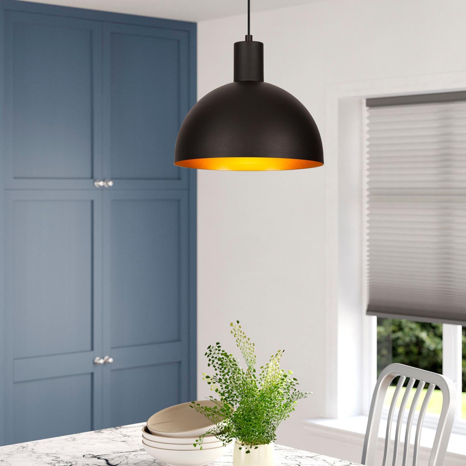 Sivani - MR-306 in Schwarz Gold präsentiert im Onlineshop von KAQTU Design AG. Pendelleuchte ist von Opviq