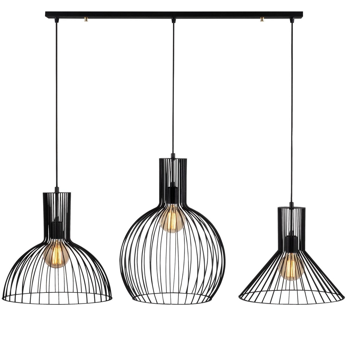 Fellini Pendellampe - Schwarz in Schwarz präsentiert im Onlineshop von KAQTU Design AG. Pendelleuchte ist von Opviq