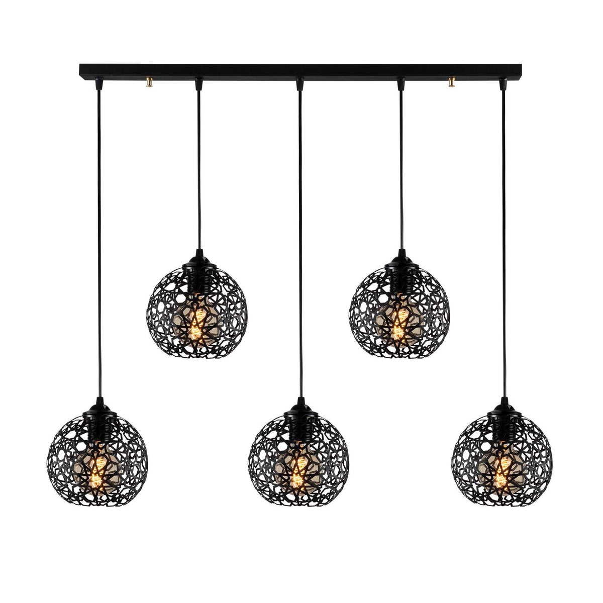 Fellini Pendellampe - Schwarz in Schwarz präsentiert im Onlineshop von KAQTU Design AG. Pendelleuchte ist von Opviq