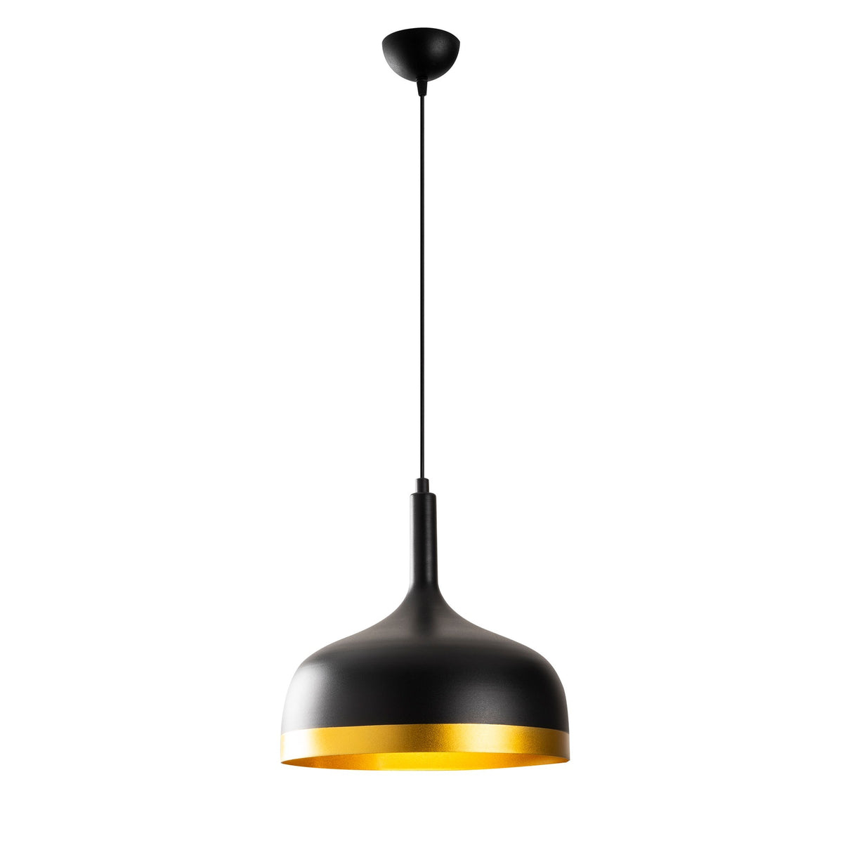 Sivani Pendellampe - Schwarz Gold in Schwarz Gold präsentiert im Onlineshop von KAQTU Design AG. Pendelleuchte ist von Opviq