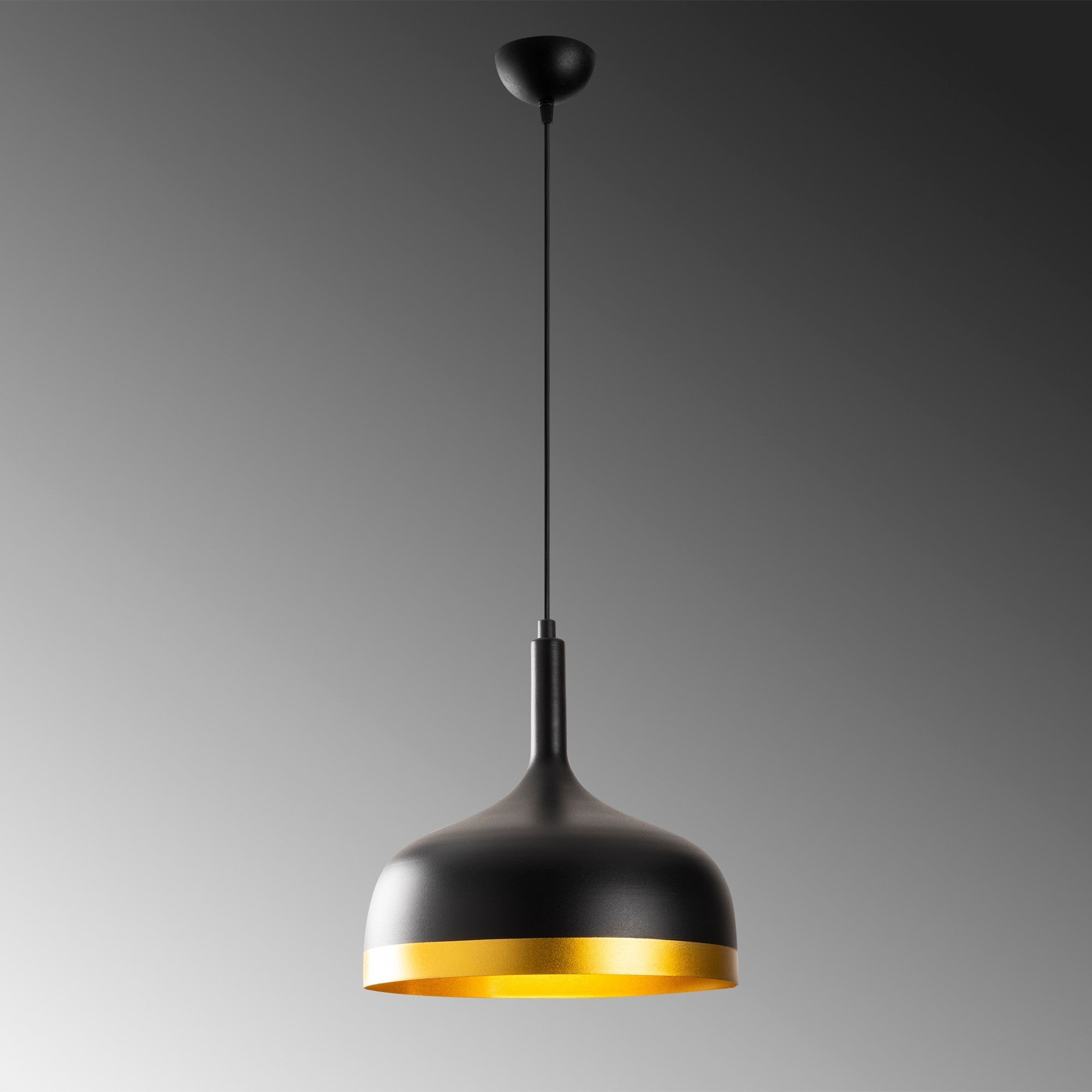 Sivani - MR - 826 in Schwarz Gold präsentiert im Onlineshop von KAQTU Design AG. Pendelleuchte ist von Opviq
